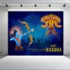 CHNYWORK 15x10ft Happy India Dussehra Festival Backdrop Indian Lord Rama Killing Ravana in Dussehra Navratri Festival Background Indian Religion Hindu Party Dussehra Decorations Photo Booth Props view 2
