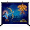 CHNYWORK 15x10ft Happy India Dussehra Festival Backdrop Indian Lord Rama Killing Ravana in Dussehra Navratri Festival Background Indian Religion Hindu Party Dussehra Decorations Photo Booth Props view 3