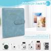 Ablus 256 Pockets Photo Album for Polaroid SnapTouch Zip Mint Cameras Printers, for Instax Mini 11 12 9 8+ 8 LiPlay Instant Camera Film, Mini Link SP-1 Printer (Blue) view 4