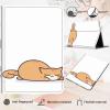Case for 6" All-New Kindle (11th Generation, 2022 Release),Slim PU Leather Kindle 2022 E-Reader Adjustable Stand with Auto Sleep/Wake Smart Cover for Amazon Kindle Case 6 inch,Cat Sleeping view 3