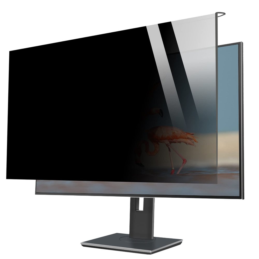 JC JCSKY 18-32 Inch Monitor Privacy Filter, Hanging Computer Privacy Screen Protector Film, Anti-Spy Anti-Blue Light Radiation Widescreen Protective Cover,18/20in 458x280mm