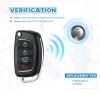 NorthAmerica Remote Car Key Remote Control 433Mhz Replacement for 2016-2019 Hyundai Tucson TQ8-RKE-4F25 (2) view 3