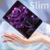Case for 6" Kindle Paperwhite (10th Generation,2018 Release),PU Leather Kindle Paperwhite 2018 Case, Adjustable Stand with Auto Sleep/Wake Kindle Paperwhite 10th Generation Case, Purple Rose view 4
