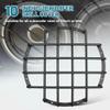 NuIth 10 Inch Metal Subwoofer Grill, 4 bar Audio Speaker Grill Cover Protector, 10 Inch Black Car Bar Grille Sub Grill Cover, 10 Inch 4 Bar Loudspeaker Grill 2PCS view 4