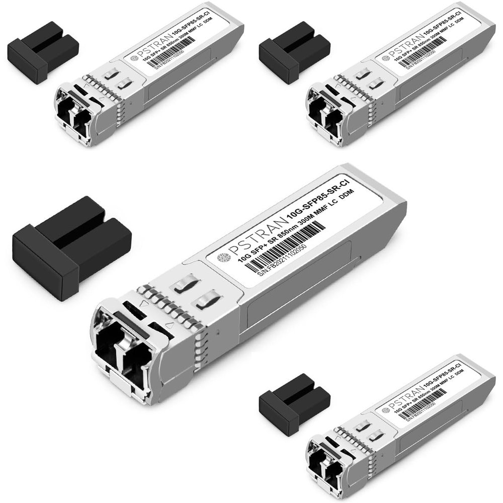 OPSTRAN 10GBASE-SR SFP+ Optical Transceiver Module Compatible with TP-Link TXM431-SR 850nm 300m DOM Duplex LC MMF 4 Pack