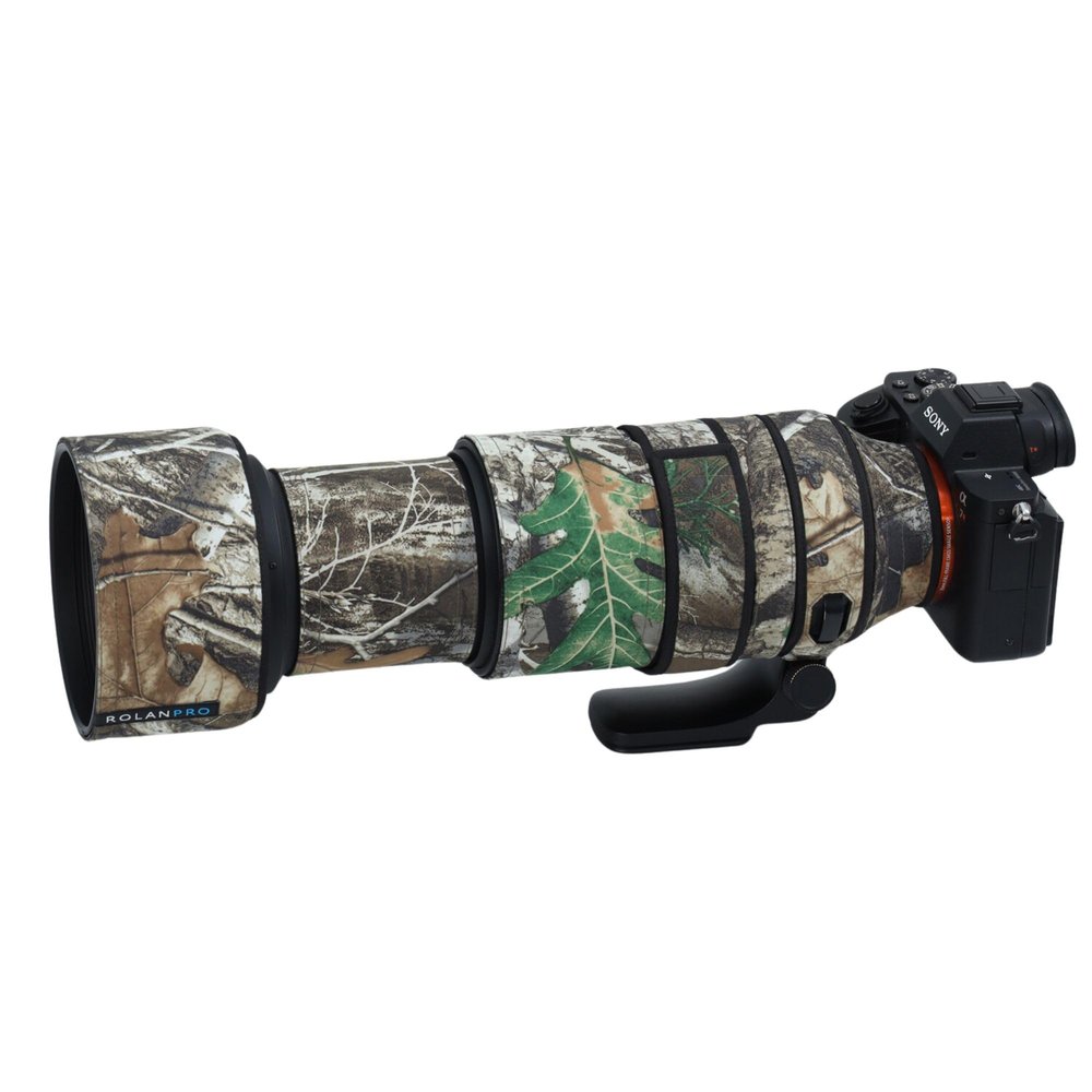 ROLANPRO Waterproof Lens Camouflage Cover for Tamron 150-500mm f5-6.7 Di III VC VXD A057Protective Sleeve Case Clothing-#27 Jungle Camo Waterproof