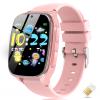 Munnrei 4G Kids Smart Watch Phone - Smart Cell Phone Watch for Boys Girls with Call SOS Games Alarm Camera Music Calculator School Mode Children Touch Watches for Kids Birthday Ages 4-12 (Pink) view 1