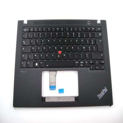 Bayjebu Parts for Lenovo ThinkPad T14s Gen 3 Palmrest Keybaord Bezel French Backlit Black 5M11H27360