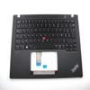 Bayjebu Parts for Lenovo ThinkPad T14s Gen 3 Palmrest Keybaord Bezel French Backlit Black 5M11H27360 view 1