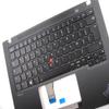 Bayjebu Parts for Lenovo ThinkPad T14s Gen 3 Palmrest Keybaord Bezel French Backlit Black 5M11H27360 view 4