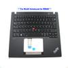 Bayjebu Parts for Lenovo ThinkPad T14s Gen 3 Palmrest Keybaord Bezel German Backlit 14.0 inch Black 5M11H27376 view 2