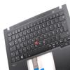 Bayjebu Parts for Lenovo ThinkPad T14s Gen 3 Palmrest Keybaord Bezel German Backlit 14.0 inch Black 5M11H27376 view 4