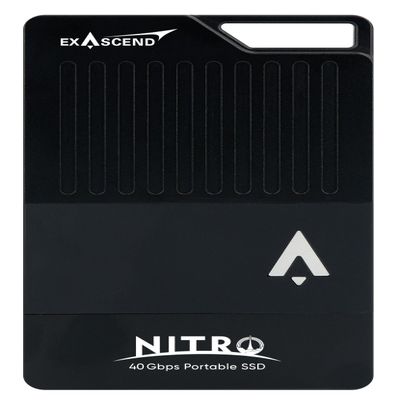 Exascend Nitro 8TB/4TB/2TB USB4 40Gbps Portable SSD, IP68-Rated, Speed Up to 3,100 MB/s (4, TB)