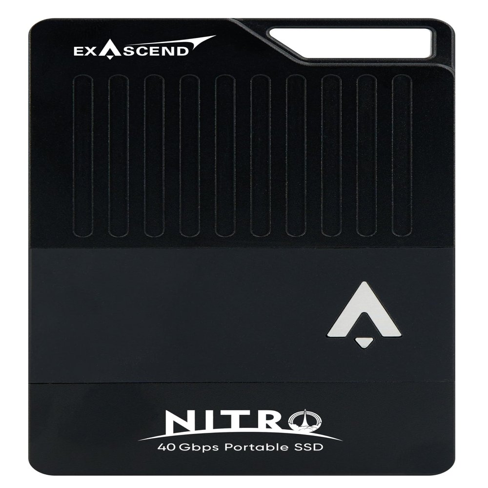 Exascend Nitro 8TB/4TB/2TB USB4 40Gbps Portable SSD, IP68-Rated, Speed Up to 3,100 MB/s (4, TB)