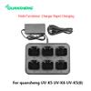 6 in 1 Charger Station Six Way Dock Charger for QuanSheng UV-K5 UV-K5(8) UV-K6 Two Way Radio view 3
