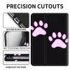 for Kindle 10th Generation 2019 Case, Slim PU Leather Kindle Cover 10th Generation, Adjustable Stand with Auto Sleep/Wake Smart Cover (Not fit Kindle Oasis or Kindle 2022), Pink Dog Paws view 2