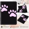 for Kindle 10th Generation 2019 Case, Slim PU Leather Kindle Cover 10th Generation, Adjustable Stand with Auto Sleep/Wake Smart Cover (Not fit Kindle Oasis or Kindle 2022), Pink Dog Paws view 3