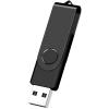 4GB USB Flash Drive, AreTop 1 Pack USB 2.0 Thumb Drives Memory Stick Swivel Jump Drive for Home & Office Use (1 Pack 4GB, Black)