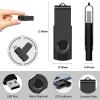 4GB USB Flash Drive, AreTop 1 Pack USB 2.0 Thumb Drives Memory Stick Swivel Jump Drive for Home & Office Use (1 Pack 4GB, Black) view 4