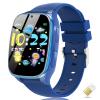 4G Kids Smart Watch Phone Smart Cell Phone Watch for Boys Girls with Call SOS Games Alarm Camera Music Calculator School Mode Children Touch Watches for Kids Birthday Gifts Ages 4-12, Navy Blue view 1