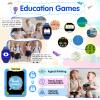 4G Kids Smart Watch Phone Smart Cell Phone Watch for Boys Girls with Call SOS Games Alarm Camera Music Calculator School Mode Children Touch Watches for Kids Birthday Gifts Ages 4-12, Navy Blue view 3