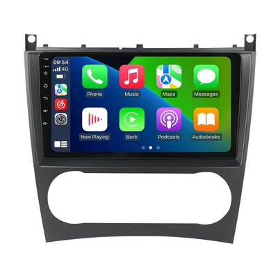 2+64GB Car Radio for Mercedes Benz C Class/W203 2004 2005 2006 2007/W209/W219/W169/C180/C200/C230/C240/C320/C350/CLK Replacement Dash Kit Car GPS Navigation,9" IPS Touch Screen Head Unit
