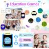 4G Kids Smart Watch Phone  Smart Cell Phone Watch for Boys Girls with Call SOS Games Alarm Camera Music Calculator School Mode Children Touch Screen Watches for Kids Birthday Ages 4-12, Purple view 3