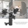 MUNEFE Hot Shoe Extension Mot, Cold Shoe Extension Flash Bracket, Dual Straiht Mot Flash Bracket for Camera view 4