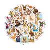 100Pcs Kangaroo Stickers for Water Bottle and Laptop - Kangaroo Party Supplies & Decorations, Waterproof Vinyl Decals, Cute Animal and Wildlife Stickers, Gifts for Women & Men view 1