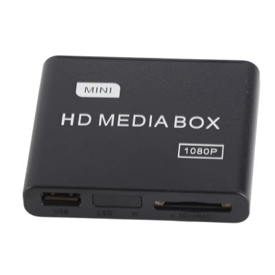 BONKZEBU Media Player for TV with HDMI Output Supports USB SD Card RMVB MP3 AVI MKV Video Playback Home Entertainment System 110V 240V