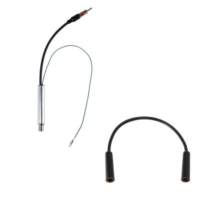 Anina Amplified Antenna Adapter for Select 1995-2008 Volkswagen Audi Mercedes Early Model Aftermarket Radio & Universal Aerial Connector Radio Antenna Extension Cable