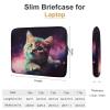 15inch Laptop Sleeve Bag Galaxy Cat Baby Laptop Bag Shockproof Computer Carrying Cover Slim Briefcase Handbag view 2