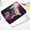 15inch Laptop Sleeve Bag Galaxy Cat Baby Laptop Bag Shockproof Computer Carrying Cover Slim Briefcase Handbag view 3