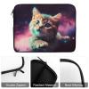 15inch Laptop Sleeve Bag Galaxy Cat Baby Laptop Bag Shockproof Computer Carrying Cover Slim Briefcase Handbag view 4