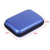 Yuezhongoo Electronic Organizer, PU Leather Digital Storage Bag Portable Waterproof Storage Bag Suitable for Cable Cord Charger Phone Earphone(Blue) view 2
