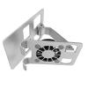 Rulbelok Portable Desktop Cellphone Tablet Stand with Cooling Fan Adjustable Foldable Phone Holder Tablet Bracket view 1