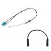 Anina Dual Twin Fakra Radio Antenna Adapter for 2004-UP VW Volkswagen Audi Skoda Aftermarket GPS Navigation Stereo Head Unit Receiver & Universal Aerial Connector Radio Antenna Extension Cable view 1