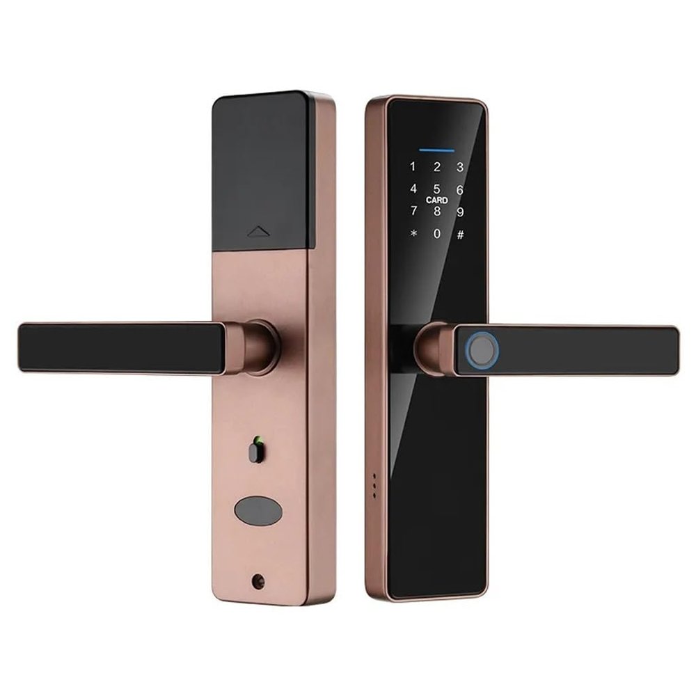PGNEX Smartlife APP Remote Control Smart Fingerprint Password Lock Keyless Entry Fingerprint Handle Lock for Home