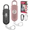 Safe Sound Personal Alarm, 2 Pack 130 dB Loud Siren Song Emergency Security Alarm Keychain with Strobe LED Light, Personal Sound Safety Siren for Women, Men, Children, Elderly view 1