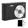 4K Digital Cameras, 1080P 48MP Vlogging Video Camera with 16X Zoom, 2.7 Inch Screen Compact Small Point Shoot Camera for Photography Travel Vlogging (Black) view 1