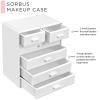 Sorbus Acrylic Makeup Organizer - Organization and Storage Case for Cosmetics Make Up & Jewelry - Large Makeup Organizer for Vanity, Bathroom, College Dorm, Closet, Desk (4 Large, 2 Small Drawers) view 4