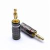 24K Gold Plated Speaker Banana Plugs Open Screw Type Audio Banana Connector view 3