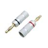 2/6Pieces 4mm Speaker Banana Plugs 24K Gold Plated Speaker Wire Banana Plugs Connectors(6 Pieces,Y Type) view 4