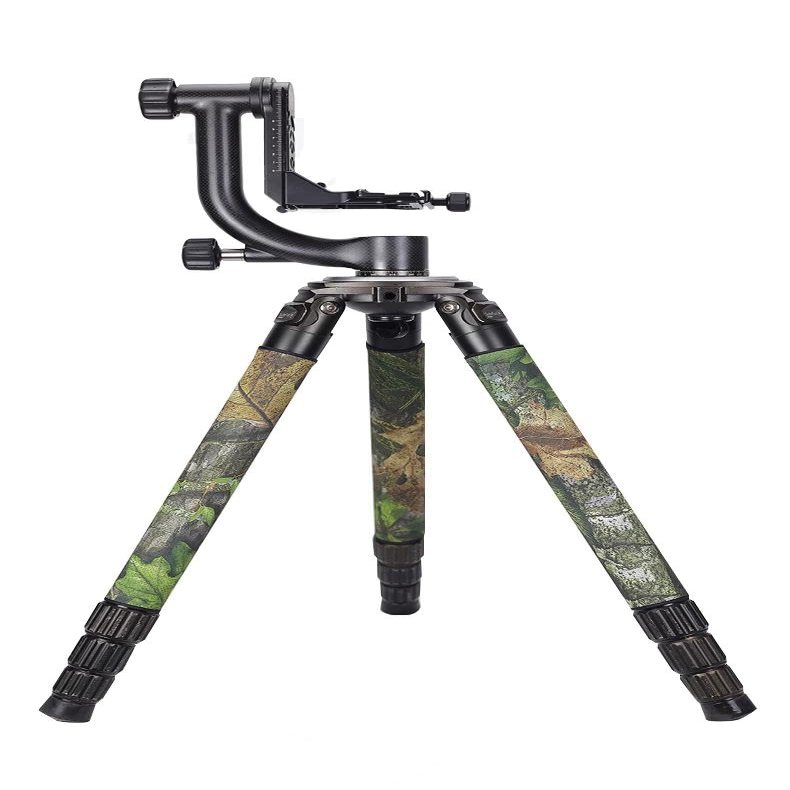 CHASING BIRDS Camouflage Waterproof Tripod Protective Cover for MARSACE CT/ET/MT/PT/UT/XT Tripod Leg Protective Cover (UT-15, Green Leaf Camouflage)