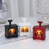 KREZMHLD 3 Pcs LED Miniature Luminous Fireplace Lights, Home Interior Decoration Ornament, Doll Furniture, Black, Red, White view 2