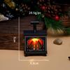 KREZMHLD 3 Pcs LED Miniature Luminous Fireplace Lights, Home Interior Decoration Ornament, Doll Furniture, Black, Red, White view 3