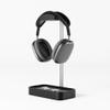 Raico Headphone Stand with Catchall Tray Base Premium Showpiece Headset Holder with Storage Solid Wood (Black Wood) view 2