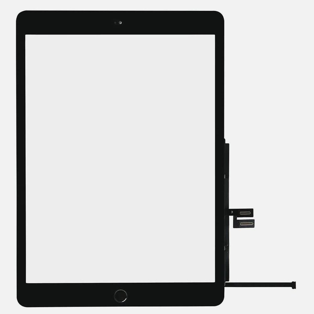 Epartsolution Premium for iPad 8 Digitizer Touch Screen Glass Lens Replacement for iPad 8 8th Gen (2020) 10.2"" A2429 A2428 A2270 USA (Black + Button)