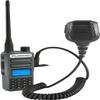 Rugged Radios Bundle GMRS Two Way Handheld Radio Walkie Talkie for Hiking Camping Overlanding Off Road  Features Grey Long Range Weather Channels and Rechargeable Battery view 1