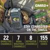 Rugged Radios Bundle GMRS Two Way Handheld Radio Walkie Talkie for Hiking Camping Overlanding Off Road  Features Grey Long Range Weather Channels and Rechargeable Battery view 3